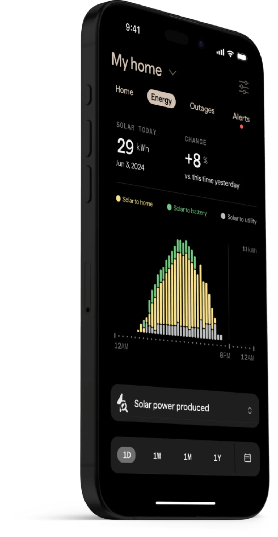 Pila app control view